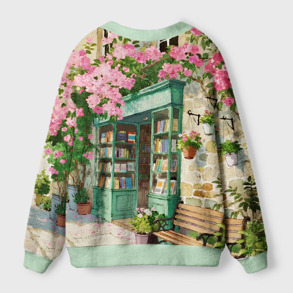 Pagewings Bookshop Light Knit Unisex Cardigan Sweaters