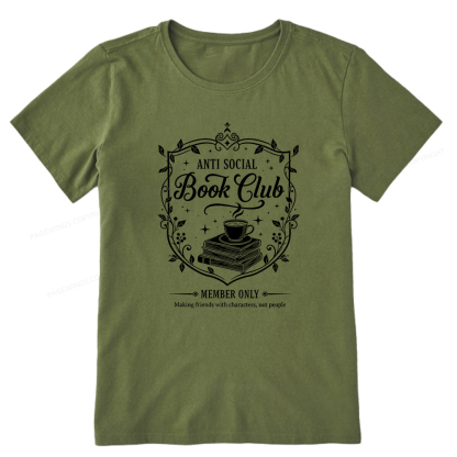 Pagewings Anti Social Book Club Unisex Classic T-shirt