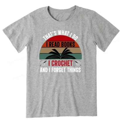 Pagewings Crochet And I Forget Things Unisex Classic T-shirt