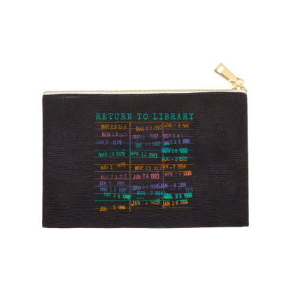 Pagewing Vintage Library Rainbow Pouch