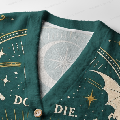 Pagewings Fantasy Book Lover Light Knit Unisex Cardigan Sweaters