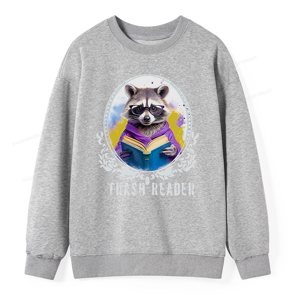 Pagewings Trash Reader Unisex Classic Sweatshirt