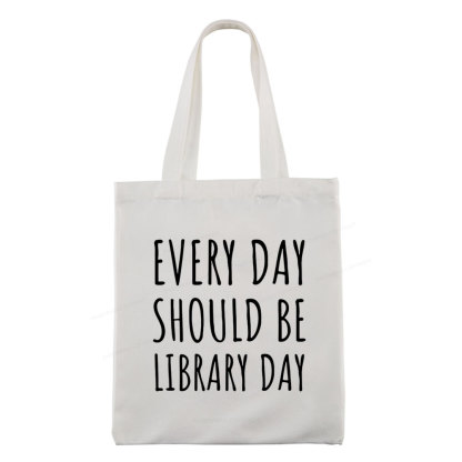 Pagewings Library Day Media Specialist Tote Bag