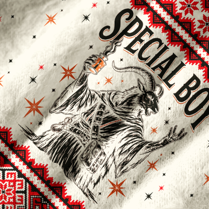 Pagewings Sci Fi Book Lover Off Shoulder Ugly Knit Sweater