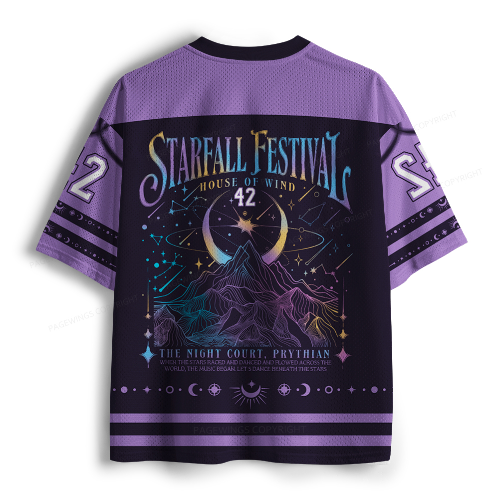 Pagewings Starfall Festival Unisex Mesh Jersey
