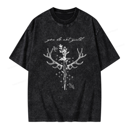 Pagewings Libraries Were Full Of Ideas Unisex Washed T-shirt