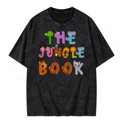 Pagewings THE JUNGLE BOOK T-Shirt Unisex Washed T-shirt