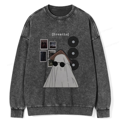 Pagewings Books Music And Life Photos Define Me Unisex Washed Sweatshirt