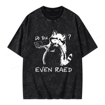 Pagewings Do You Even Read Unisex Washed T-shirt