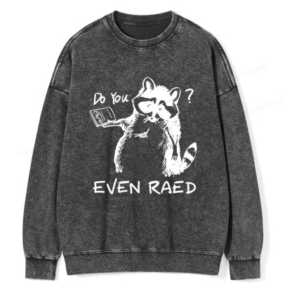 Pagewings Do You Even Read Unisex Washed Sweatshirt