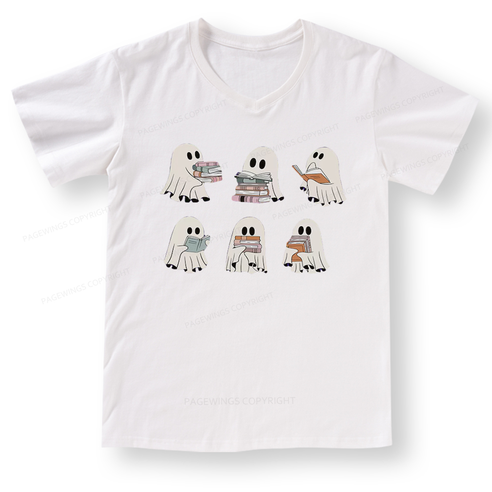 Pagewings I'm With The Banned Reading V-neck T-shirt