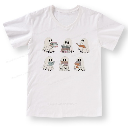 Pagewings I'm With The Banned Reading V-neck T-shirt