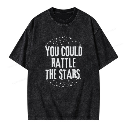 Pagewings You Could Rattle the Stars Unisex Washed T-shirt