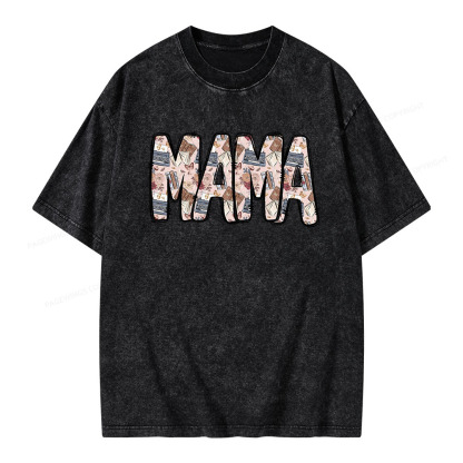 Pagewings Mama Unisex Washed T-shirt