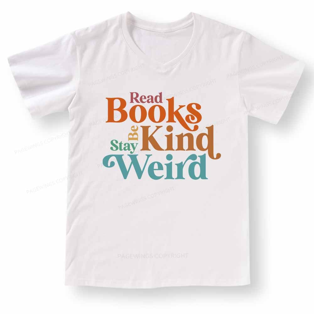 [Copy]Pagewings What's More Punk Than The Public Library V-neck T-shirt