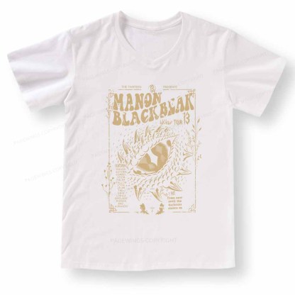 Pagewings ACOTAR Crescent City Rhysand V-neck T-shirt
