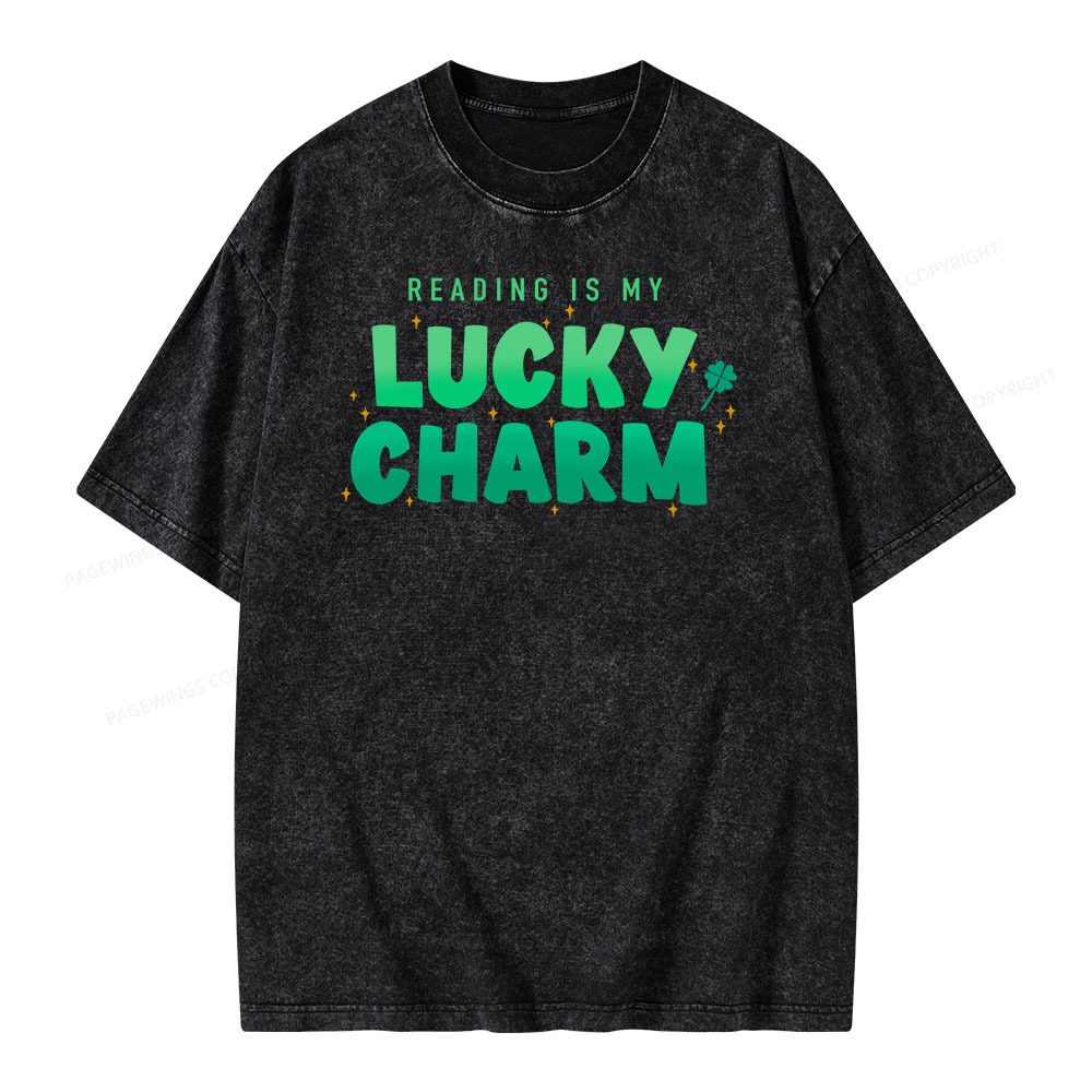 Pagewings Lucky Charm Shirt Unisex Washed T-shirt