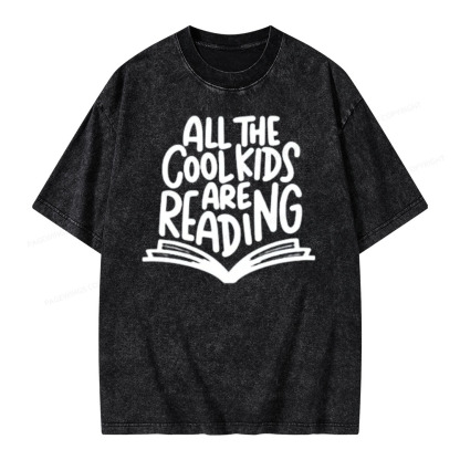 Pagewings Book Lover Kid Shirt, Reading Habit T-Shirt Unisex Washed T-shirt