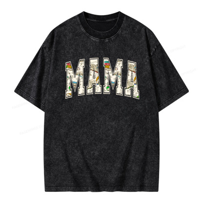Pagewings About MAMA's Books Unisex Washed T-shirt