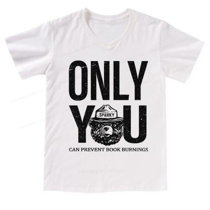 Pagewings Only You V-neck T-shirt
