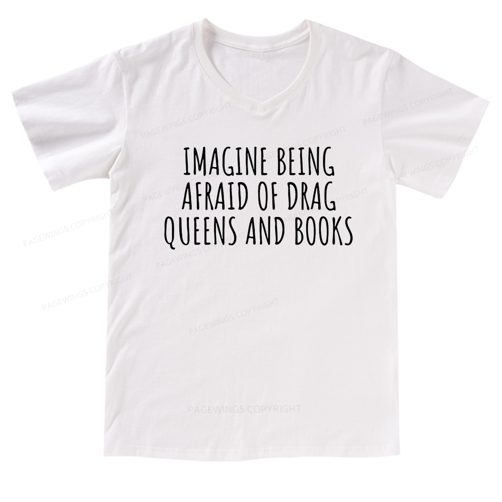 Pagewings Funny Liberal Shirt V-neck T-shirt