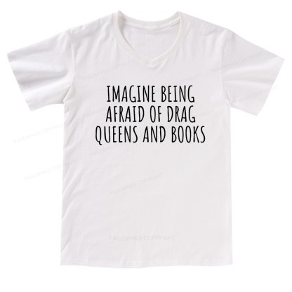 Pagewings Funny Liberal Shirt V-neck T-shirt