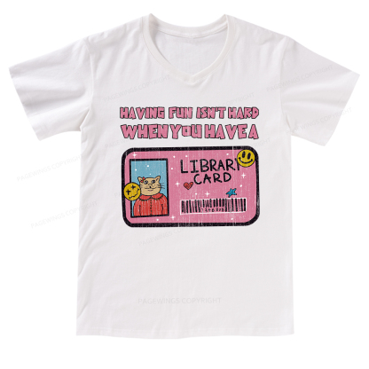 Pagewings Do You Even Read V-neck T-shirt