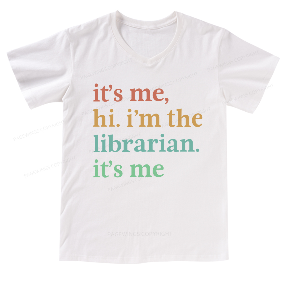 [Copy]Pagewings What's More Punk Than The Public Library V-neck T-shirt