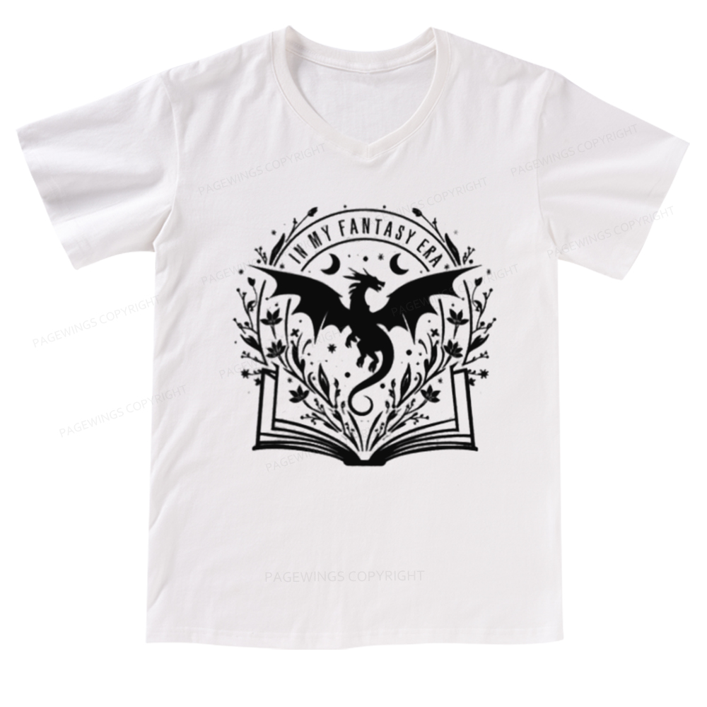 Pagewings Fantasy Era Unisex Tee V-neck T-shirt