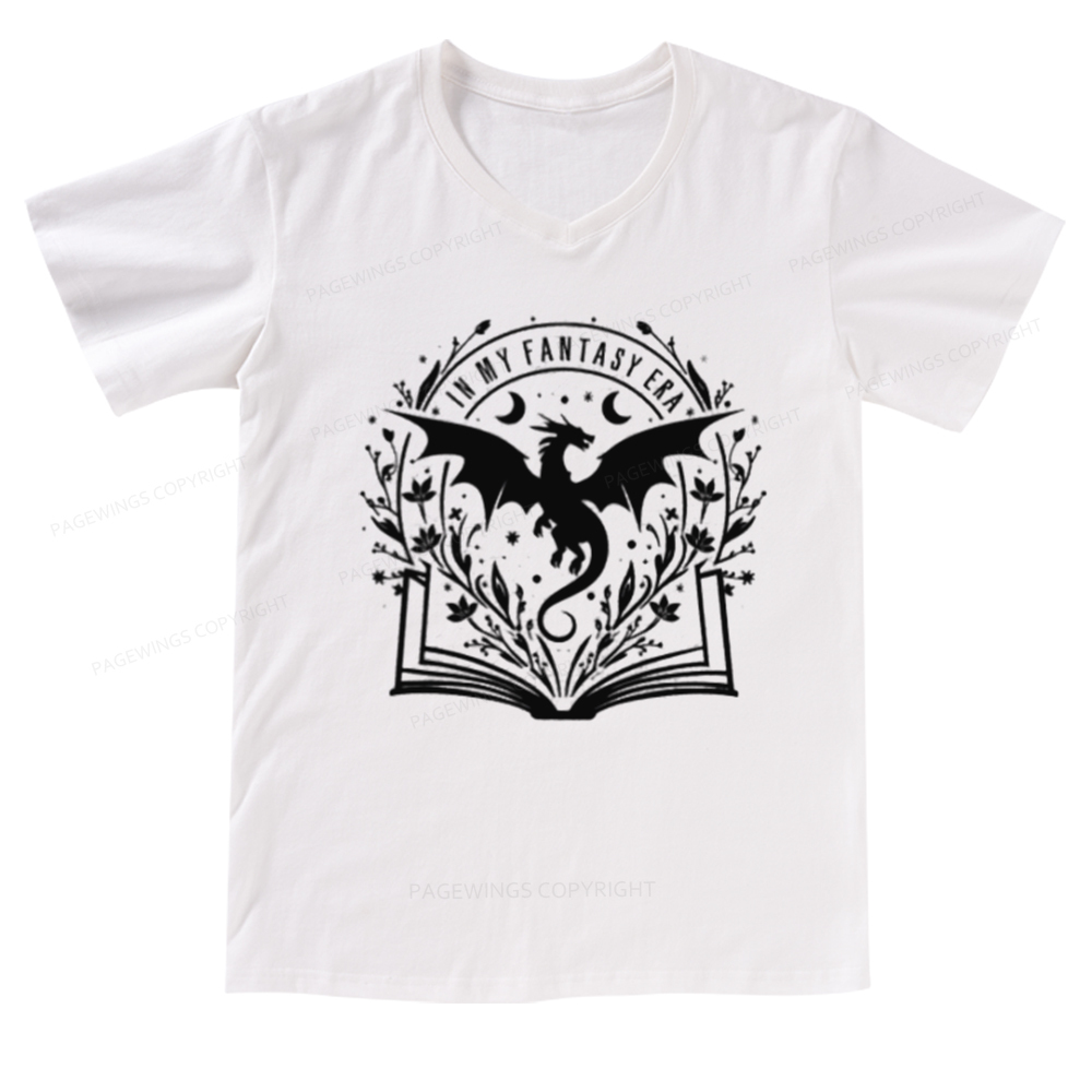 Pagewings Fantasy Era Unisex Tee V-neck T-shirt