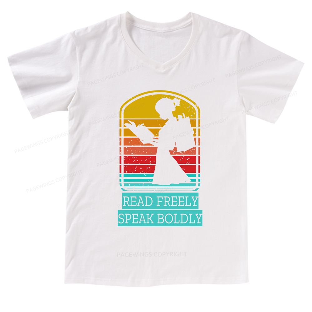 Pagewings Banned books T-Shirt V-neck T-shirt