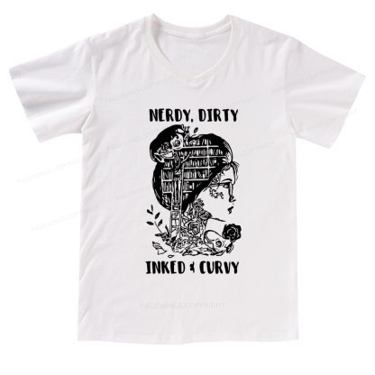 Pagewings A Well Read Woman Is A Dangerous Creature Shirt V-neck T-shirt