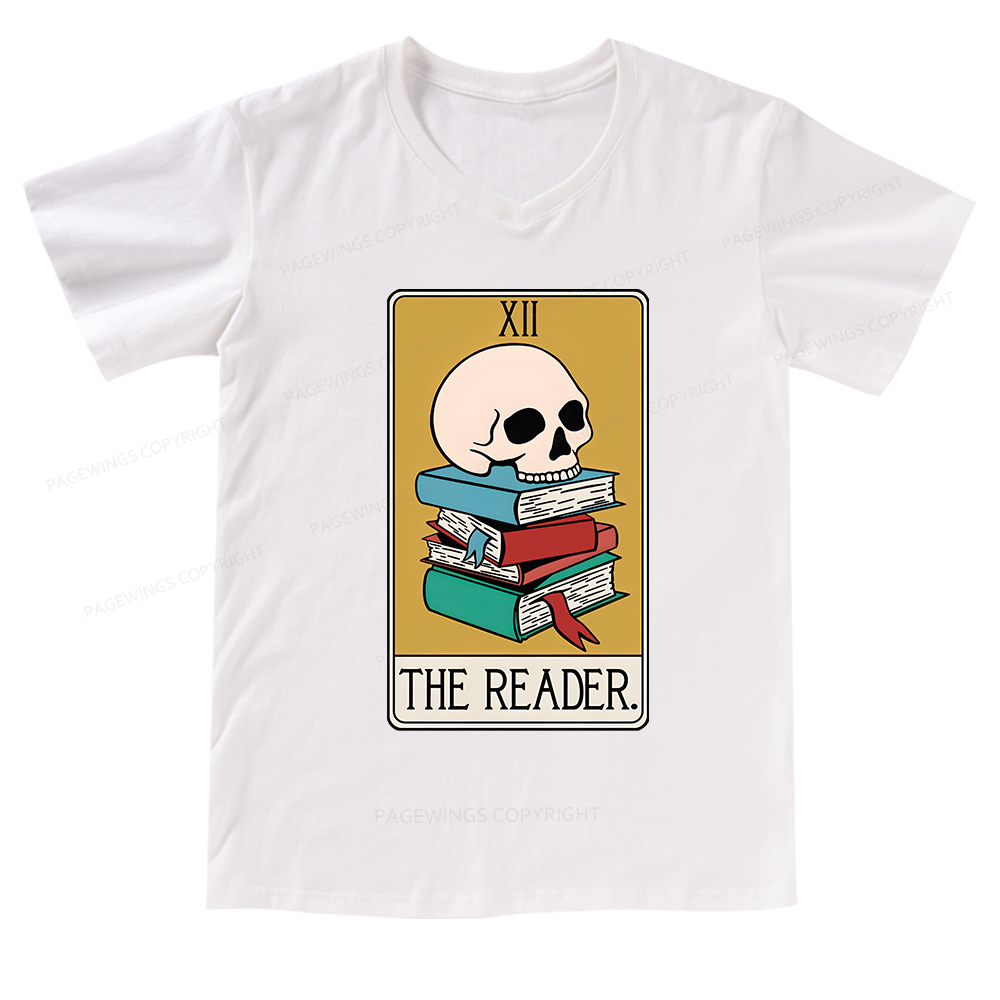 Pagewings Funny Tarot Shirt Tarot Card  V-neck T-shirt