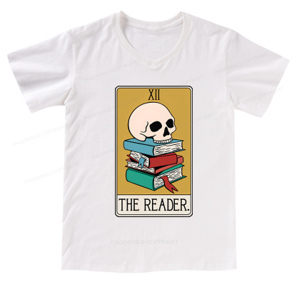 Pagewings Funny Tarot Shirt Tarot Card  V-neck T-shirt