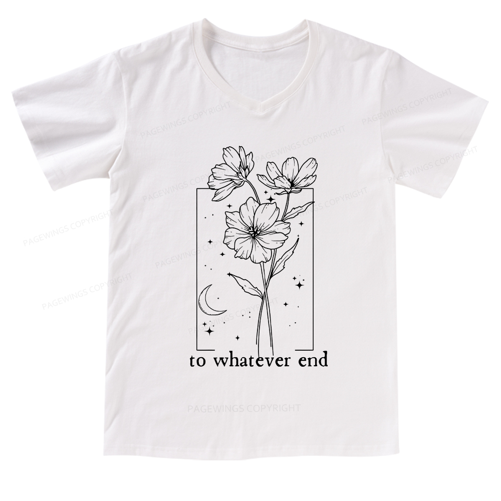 Pagewings Read Banned Books Stack V-neck T-shirt