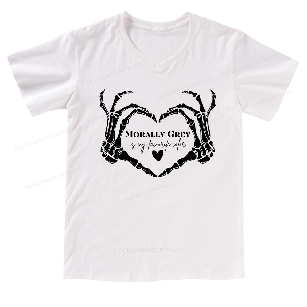 Pagewings A Book a Day Dragon V-neck T-shirt