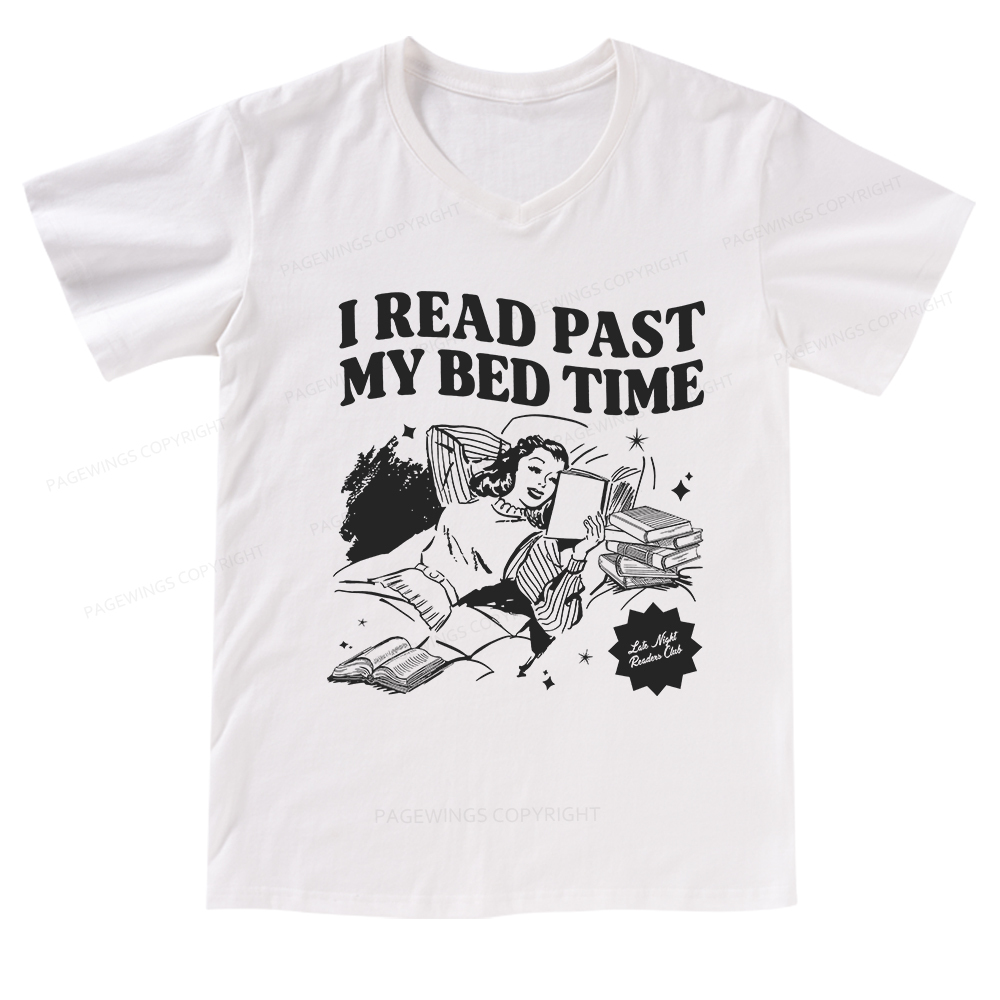 Pagewings Book Club Sweatshirt V-neck T-shirt