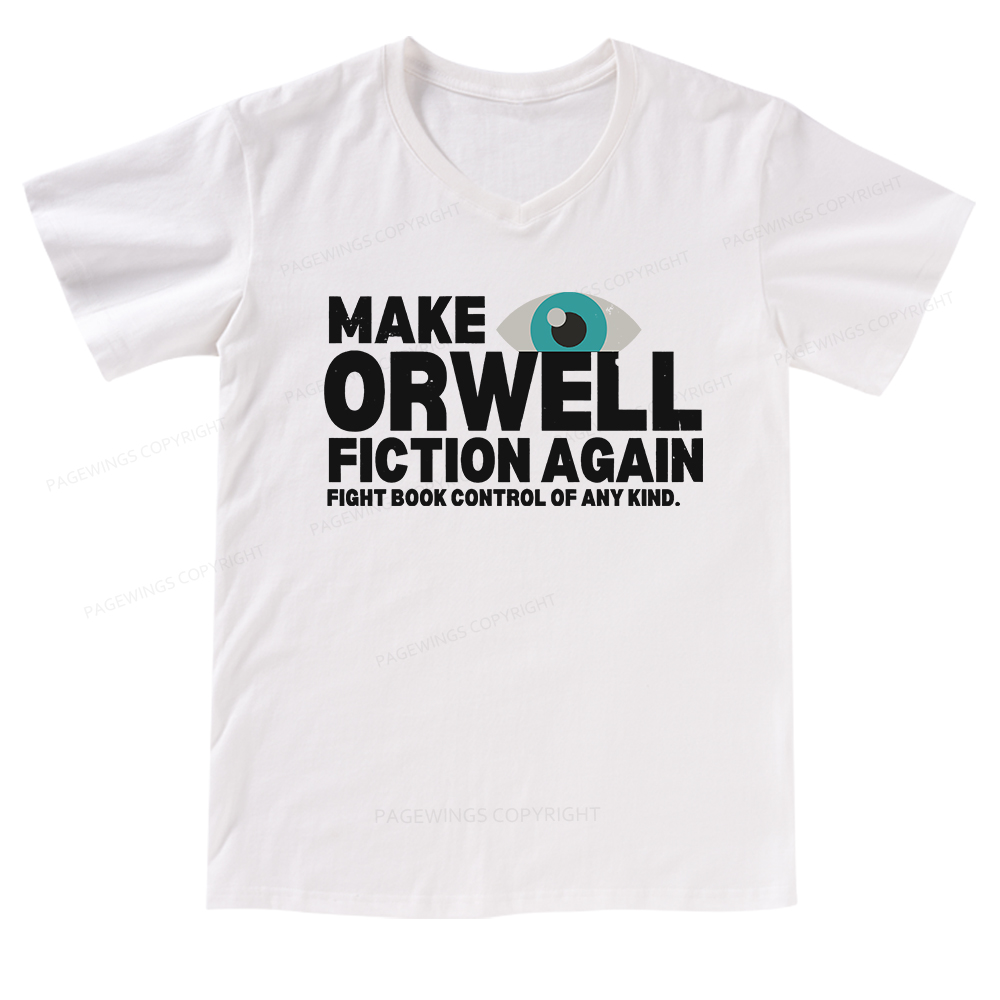 Pagewings Read Banned Books V-neck T-shirt