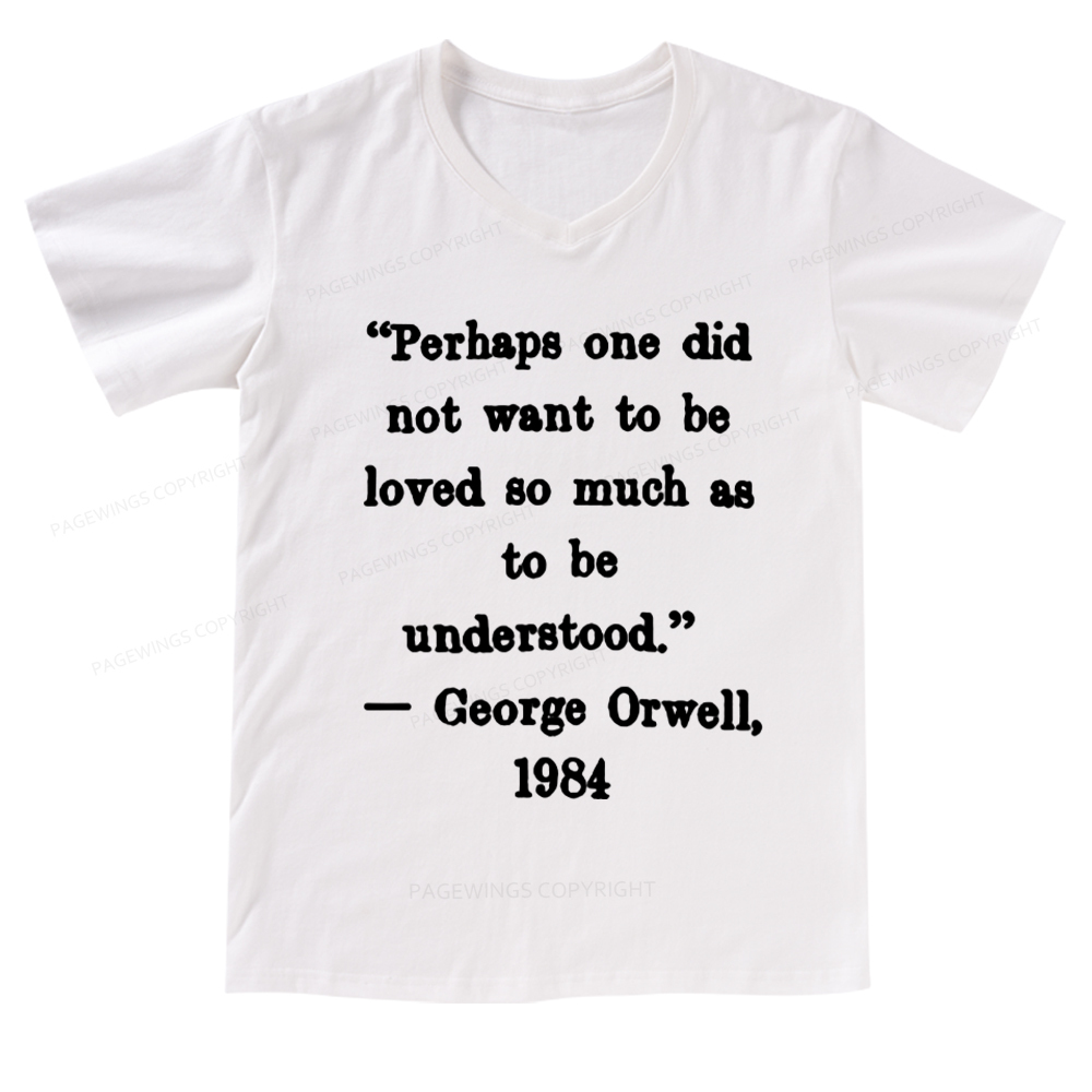 Pagewings Seek Understanding Not Just Love V-neck T-shirt