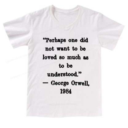 Pagewings Seek Understanding Not Just Love V-neck T-shirt