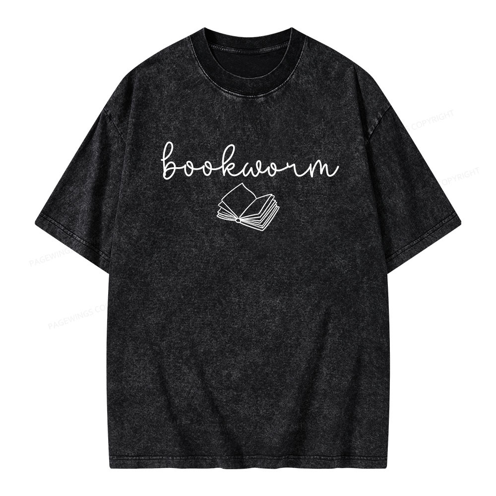 Pagewings Bookworm Unisex Washed T-shirt