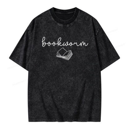 Pagewings Bookworm Unisex Washed T-shirt