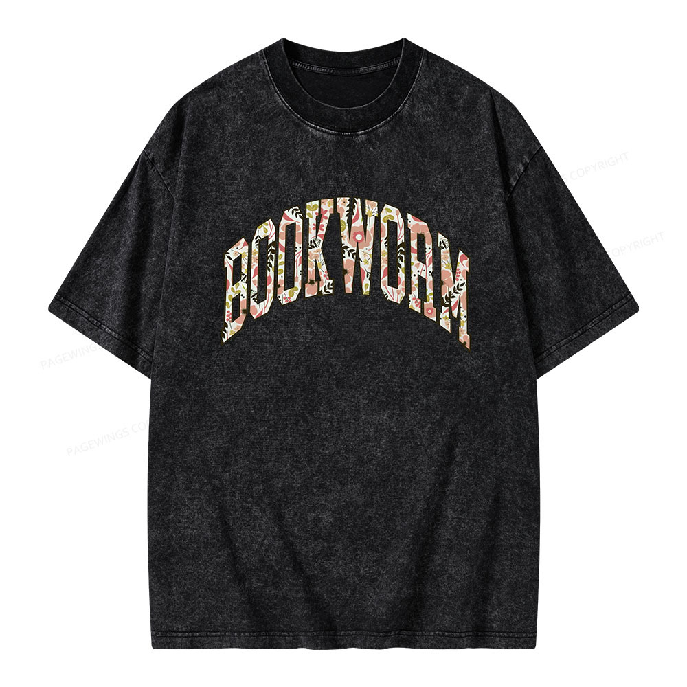Pagewings Bookworm Unisex Washed T-shirt