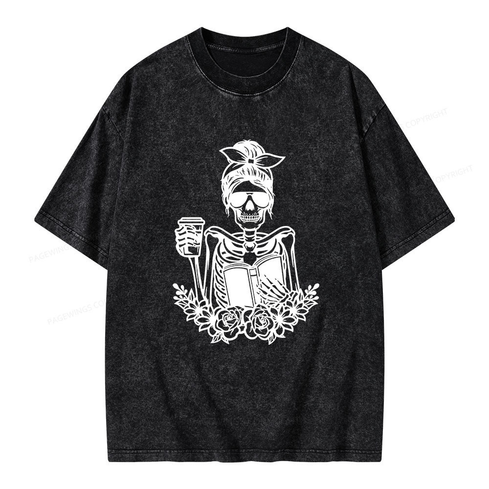 Pagewings Book Lover Unisex Washed T-shirt