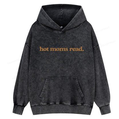 Pagewing Get Your Library Card Unisex Washed Hoodie