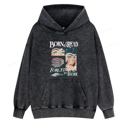 Pagewing Funny Liberal Shirt Unisex Washed Hoodie