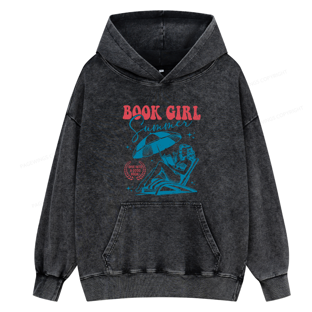 Pagewing Literacy & Equity For All Unisex Washed Hoodie