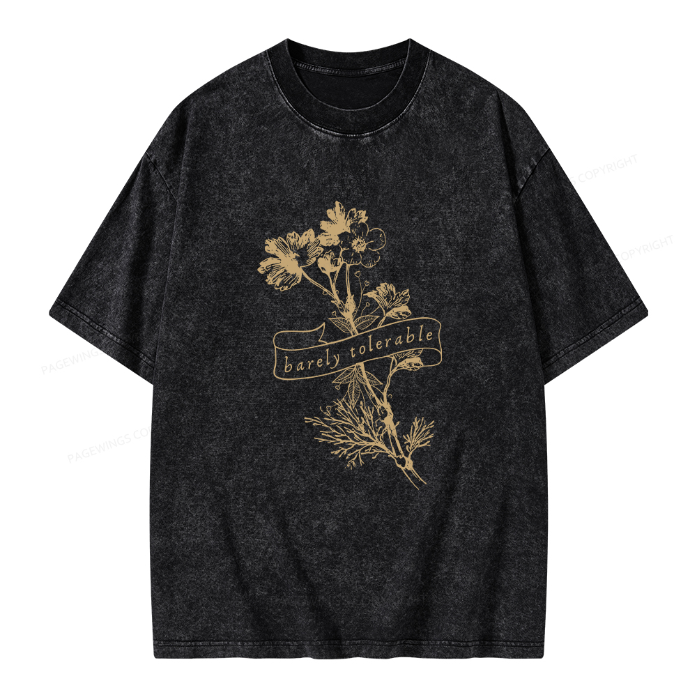 Pagewings Pride And Prejudice Jane Austen Unisex Washed T-shirt
