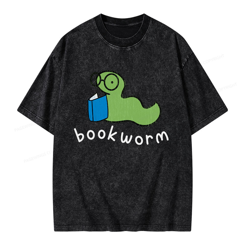 Pagewings Bookworm Unisex Washed T-shirt