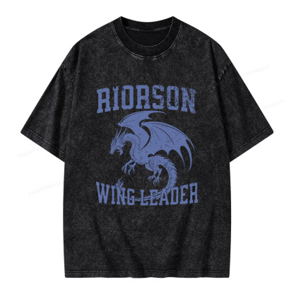 Pagewings Riorson Wing-Leader Unisex Washed T-shirt